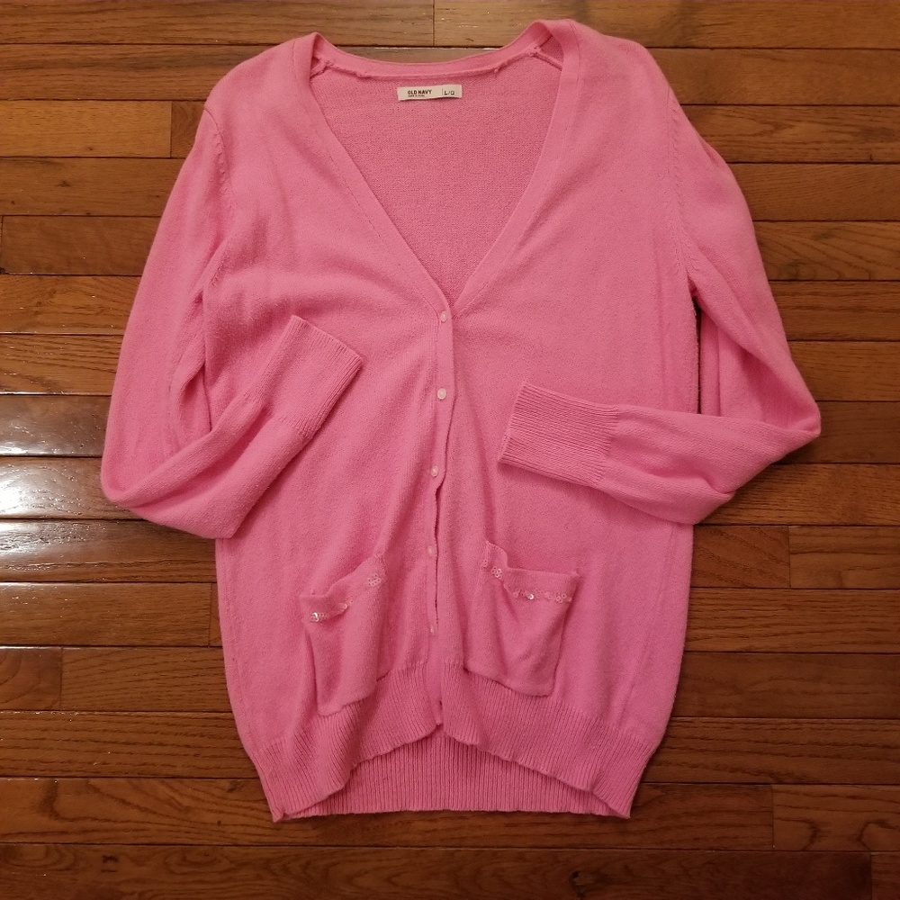 Old Navy Pink Cardigan